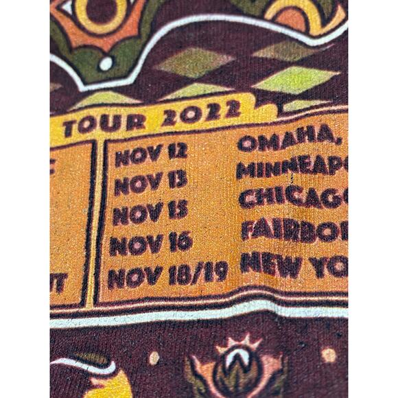 Dave Matthews Band Fall Tour 2022 Shirt Black Mens size M Concert - Picture 6 of 7